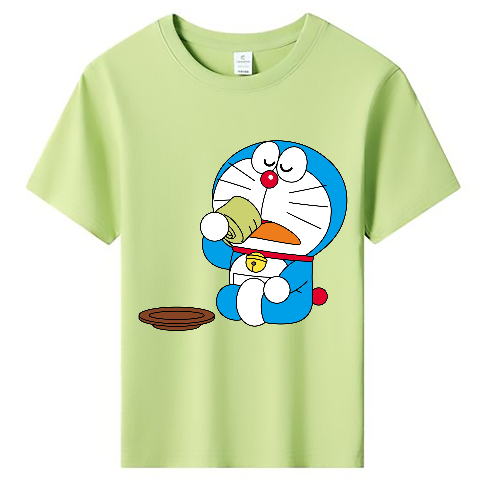 （画像用） ドラえもん Doraemon 綿100％キッズTシャツ（フロントプリント）